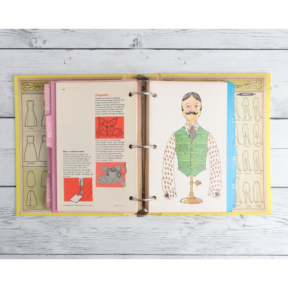 Vintage 1972 Complete Family Sewing Book | Sewing Reference Binder - Picture 6 of 7